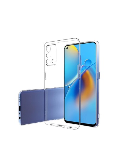 Newface Oppo A74 4g Kılıf Lüx Şeffaf Silikon Şeffaf