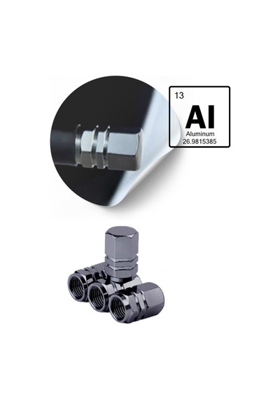 Aluminyum Sibop Kapağı Dörtlü Set Gümüş Renk