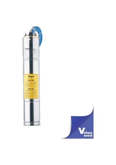 Impo 4" 1.5Hp 220 V Monofaze Döküm Başlıklı Tek Dalgıç Mot