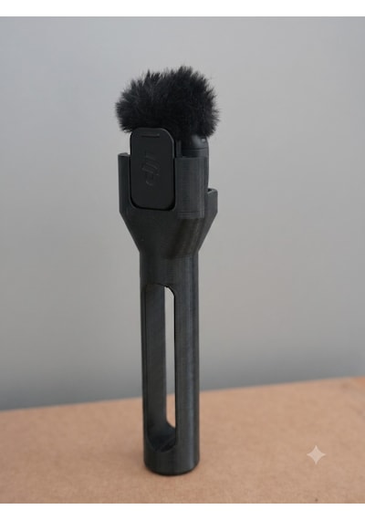 Djı Mic 3 El Tipi Mikrofon Tutucu Ergonomik Röportaj Ve Video Aparatı - Uzun Model 20 Cm