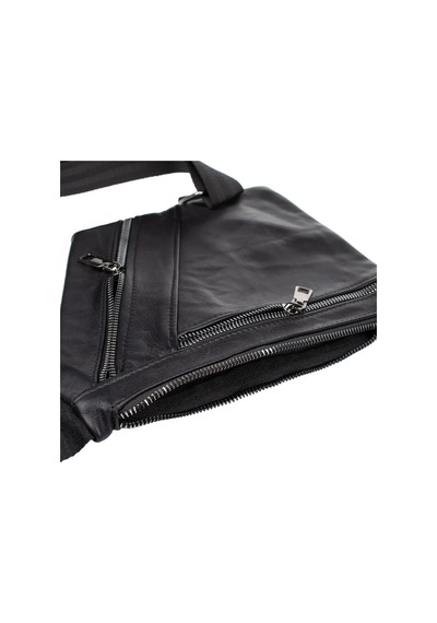 Erzeno Freebag Hakiki Deri Siyah Erkek Çanta Siyah - 271285411 Siyah
