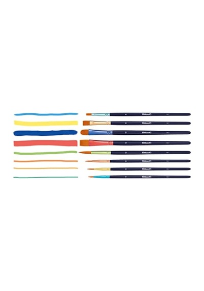 De 8 Pinceaux Synthétiques De Qualité Supérieure
