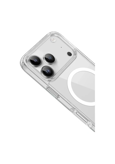 Apple İphone 18 Pro/17 Pro Pc Real Magsafe Kapak - Şeffaf 0.2M-Çok Renkli