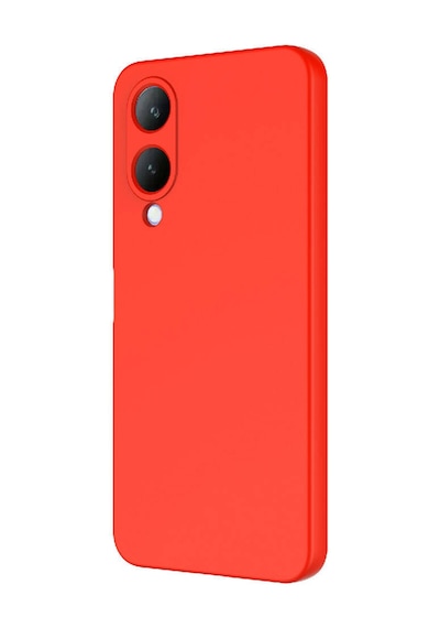 Vivo Y17s Kılıf Yumuşak Silikon Kamera Korumalı Lansman Pazarplus Koyu Mor