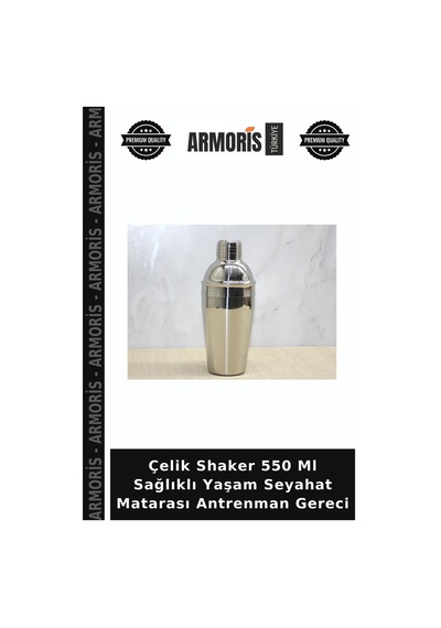 Çelik Shaker 550 Ml Sağlıklı Yaşam Seyahat Matarası Antrenman Gereci Çok Renkli