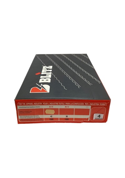 Etiketleme Makinesi 4 No Bej Etiket / 12x22 42adet