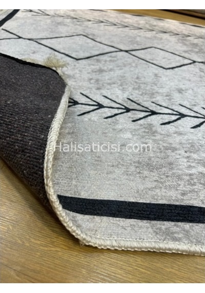 Salerno Çamaşır Makinesinde Yıkanabilir Kilim Halı Hs1021 Çok Renkli