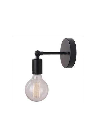 Riolight Retro Mafsallı Duvar Aplik Siyah