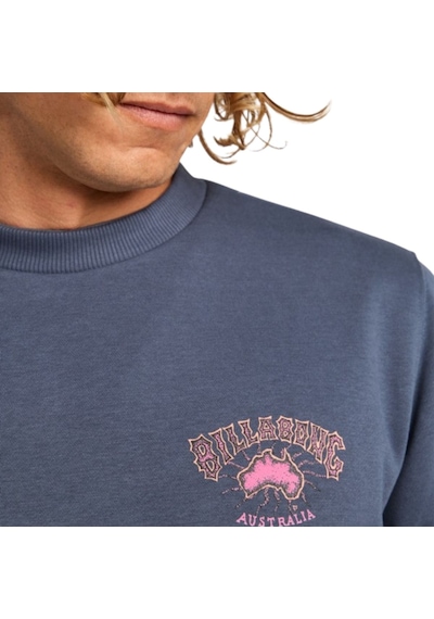 Bıllabong Billabong Foundation Cr Erkek Mavi Sweatshirt 4882 Mavi
