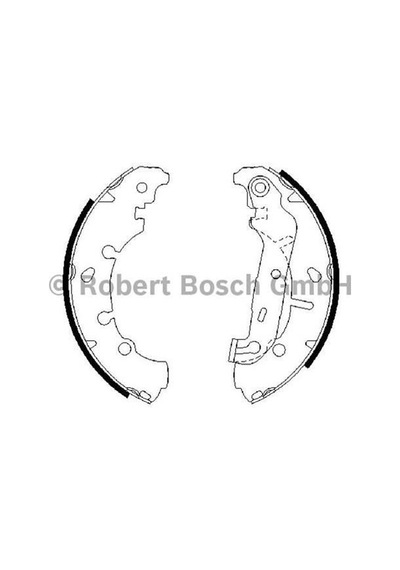 BOSCH 986487599 KAMPANA BALATA FIESTA IV 95- FIESTA V 01- FUSION