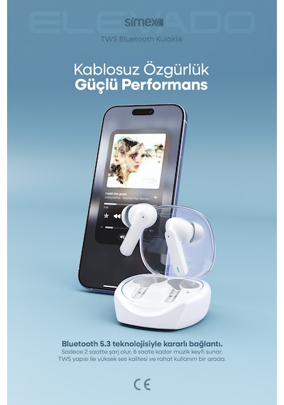 Simex Elevado Bluetooth 5.3 Kulak İçi Kulaklık