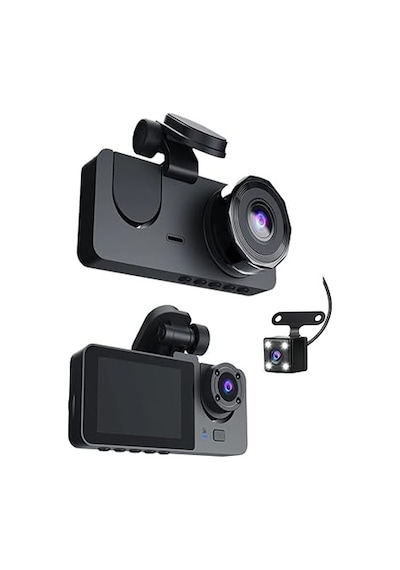 3 Kameralı /1080p Ultra Kaliteli/wifi Özellikli/g-sensör/gece Görüş/araç İçi Araç Kamerası