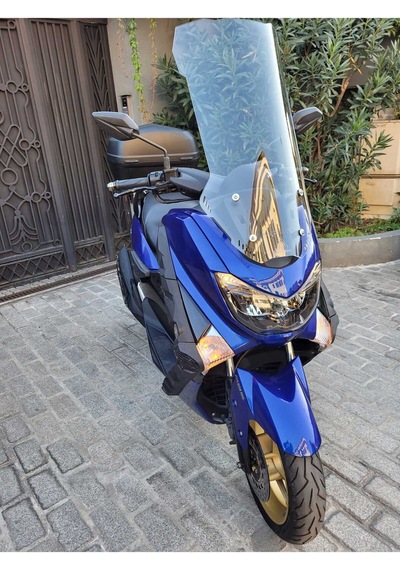 N-max 125 Ve N-max 155 2015-2020 Uyumlu Seffaf, Füme Veya Siyah Cam Yükseklik 68cm