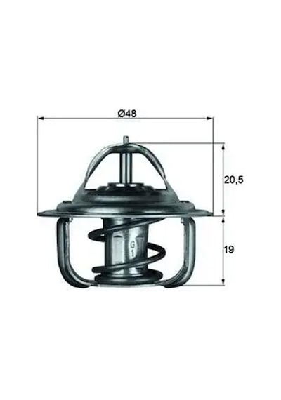 Opel Astra F Termostat 1.4 1994-1997 14se Mahle Tx192d