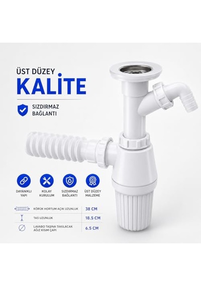 Gama Duşakabin Gider Sifonu 32 Çıkışlı Plastik Standart Duş Troblemi Diğer