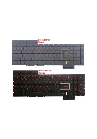 Asus Rog Gx700vo Klavye Işıklı V1 Büyük Enter