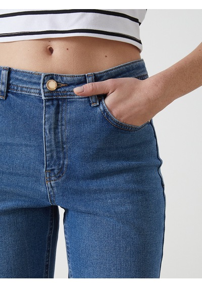 Lcw Jeans İndigo Push Up Kadın Jean Pantolon