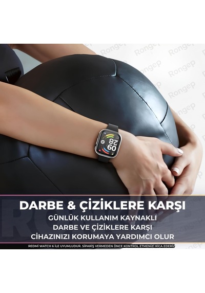 Soft-case Xiaomi Redmi Watch 6 İle Uyumlu 360 Kasa Koruyucu Kılıfı Yumuşak Tpu Malzeme Dokunmatiği Ve Netliği Etkilemeyen Darbelere Karşı Redmi Watch 6 Ekran Koruyuculu Kılıf Şeffaf Çok Renkli Soft-case Xiaomi Redmi Watch 6 İle Uyumlu 360 Kasa Koruyucu Kılıfı Yumuşak Tpu Malzeme Dokunmatiği Ve Netliği Etkilemeyen Darbelere Karşı Redmi Watch 6 Ekran Koruyuculu Kılıf Şeffaf Çok Renkli