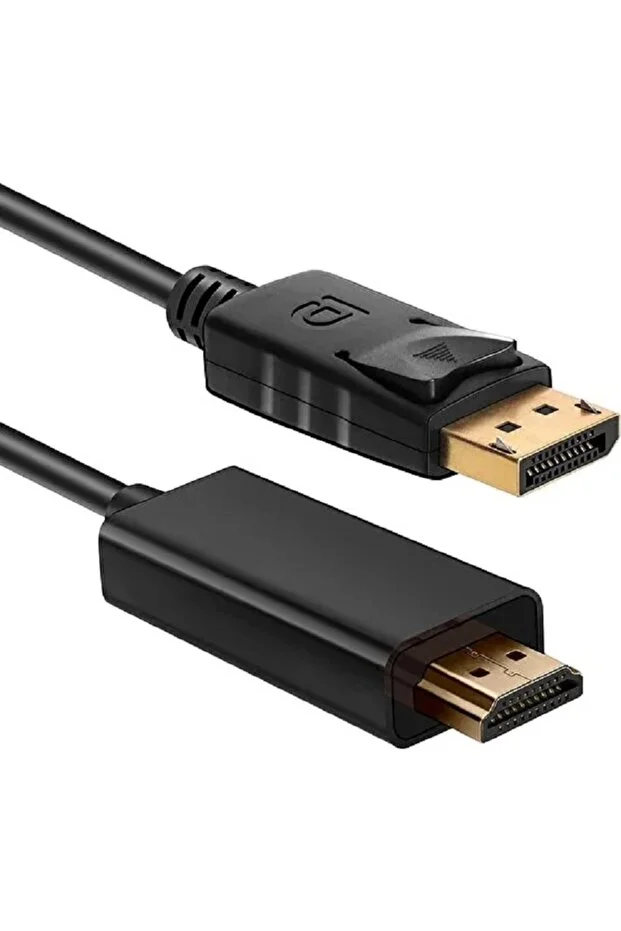 1.8 Metre Displayport To Hdmi Kablo 4k 2k Display In Hdmı Out Dp To Hdmi Çevirici Kablo Dönüştürücü