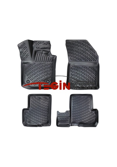Dacia Lodgy 2012-2022 Manuel Siyah 3d Havuzlu Paspas