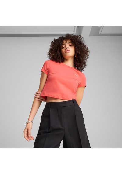 Puma Wardrobe Essentials Kadın Pembe Tişört 629745-24 Pembe