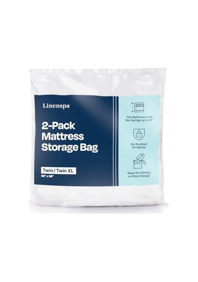 Yatak Saklama Çantası, King Size, Şeffaf Plastik, Taşıma Ve Depolama İçin, 2'li Paket Genel
