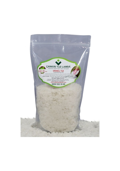 Lüks Tuz ve Baharat Değirmeni 1 Adet + 1 Kg Granül Kaya Tuzu