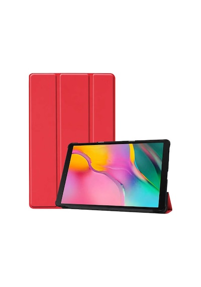 Zore Galaxy Tab A 8.0 2019 T290 Uyumlu Smart Cover Standlı 1-1 Kılıf-kırmızı