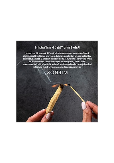 Yüksek Reçineli Doğal Palo Santo Tütsü, 1 Adet Sertifikalı