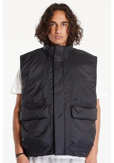 Nike Sportswear Tech Pack Therma Fit Adv Yalıtımlı Dokuma Geniş Kalıp Yelek Siyah