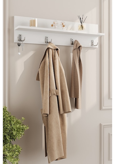 Aeka Ae-7002 Akasya Beyaz Duvara Monte 4 Askılı Raflı Portmanto Antre Hol Vestiyer Askılık 90 12 24 Cm Aeka Ae-7002 Akasya Beyaz Duvara Monte 4 Askılı Raflı Portmanto Antre Hol Vestiyer Askılık 90 12 24 Cm