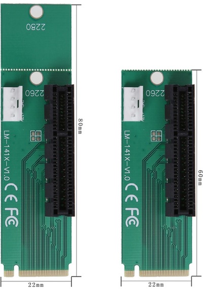 M2 M.2 Ngff Port Pci-E 4X M2 Riser M.2 Riserkart M.2 M2 Ssd Port.