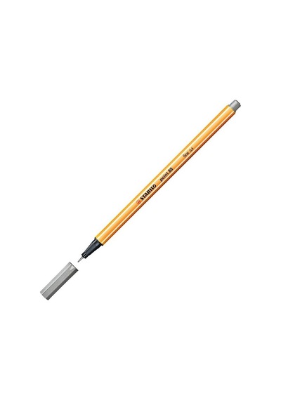 Stabilo 88 Point Fineliner Keçe Uçlu Kalem 0.4Mm 94 Açık Gri