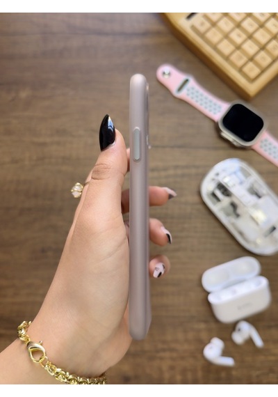 Apple iPhone 11 Pro Uyumlu Süper İnce Mat Ultra Thin Silikon Kılıf Gri