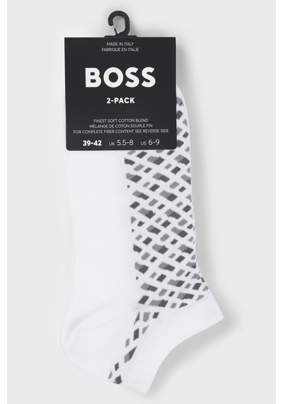 Boss Erkek Çorap 50524521 100 Beyaz Beyaz