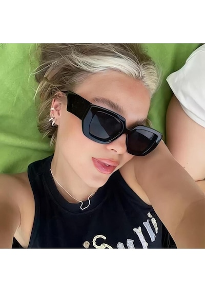 Kinary Vintage Unisex Gözlüğü Siyah 1030