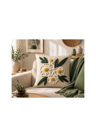 Papatya Nakış Görünümlü Dijital Baskılı Bohem Çiçek Motifli İplik Efektli Gizli Fermuarlı Dekoratif Kırlent Kılıfı 43x43 Cm Çok Renkli Çok Renkli Papatya Nakış Görünümlü Dijital Baskılı Bohem Çiçek Motifli İplik Efektli Gizli Fermuarlı Dekoratif Kırlent Kılıfı 43x43 Cm Çok Renkli Çok Renkli