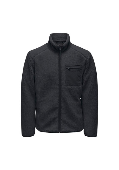 Only & Sons Erkek Onsdallas Sherpa Jacket Peluş Siyah Ceket-22025599