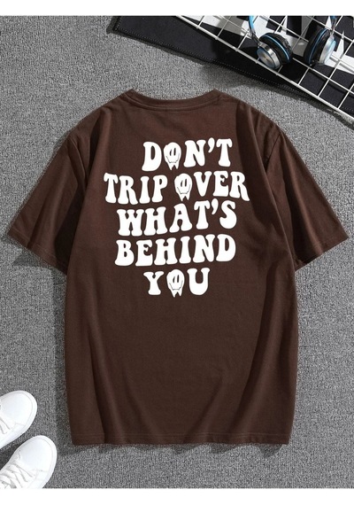 Altamira Unisex Don't Sırt Baskılı Oversize T-shirt 001