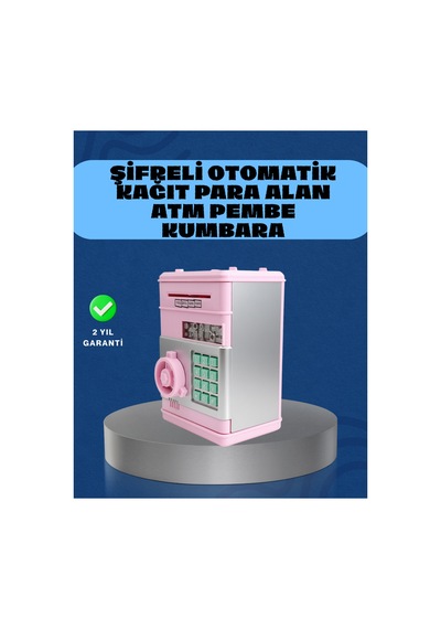 Astraltech Şifreli Elektronik Para Biriktirme Kumbarası Büyük Kapasiteli