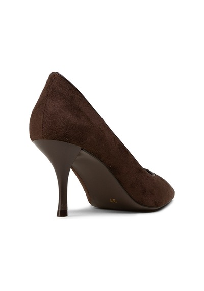 Deery Kadın Kahverengi Süet Sivri Burun Stiletto - V4045zkhvm01 Kahverengi