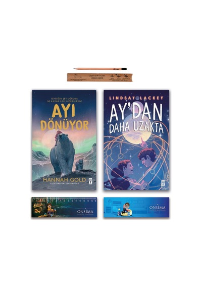 Genç Timaş Ayı Dönüyor - Ay Dan Daha Uzakta Set 2 Kitap