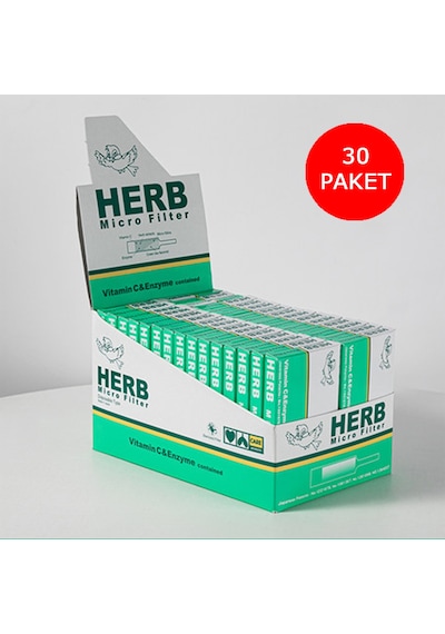 Herb Micro Filter Kullanat Sigara Ağızlığı 10 Lu 30 Paket