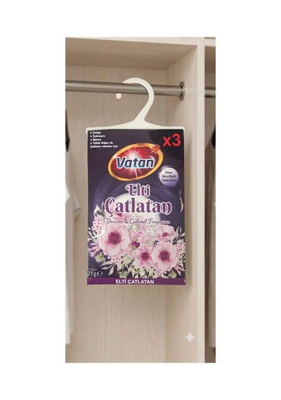 Dolap Ve Çekmece Kokusu Elti Çatlatan 21 Gr X 3 Adet Beyaz Çiçek