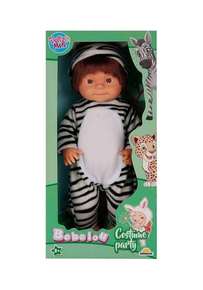 40041 Bebelou Hayvan Kostümlü Bebek 40 Cm - Izbp-891456 1 Adet