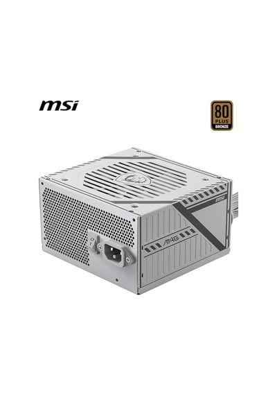 Msı Psu Mag A650bnl Whıte 650w 80+ Bronze Power Supply