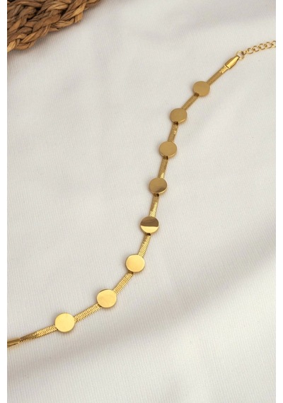 Yeni Sezon Çelik Gold Bileklik Çok Renkli