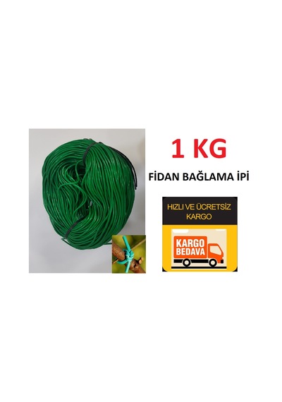Fidan Bağlama İpi 1 Kg Elastik Fidan İpi Esnek Fidan Bağlama İpi