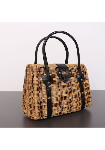 Mylamp Mybag Rattan Çanta 32 X14 X23 Cm Bej