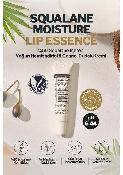 Derma Factory %50 Squalane İçeren Yoğun Nemlendirici ve Onarıcı Dudak Kremi Derma Factory Lip Essence